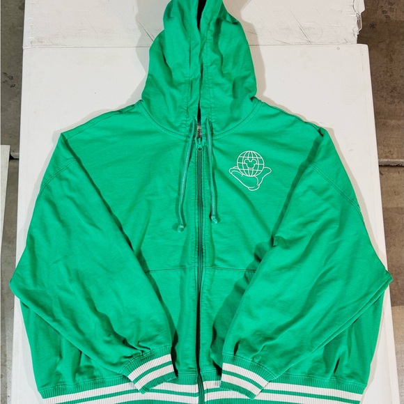 Walt Disney World 'Green' Mickey Mouse Imagination Full Zip Hoodie (Sz XL) - Picture 2 of 5
